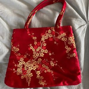 Red Silk mini bag 90’s Inspired
